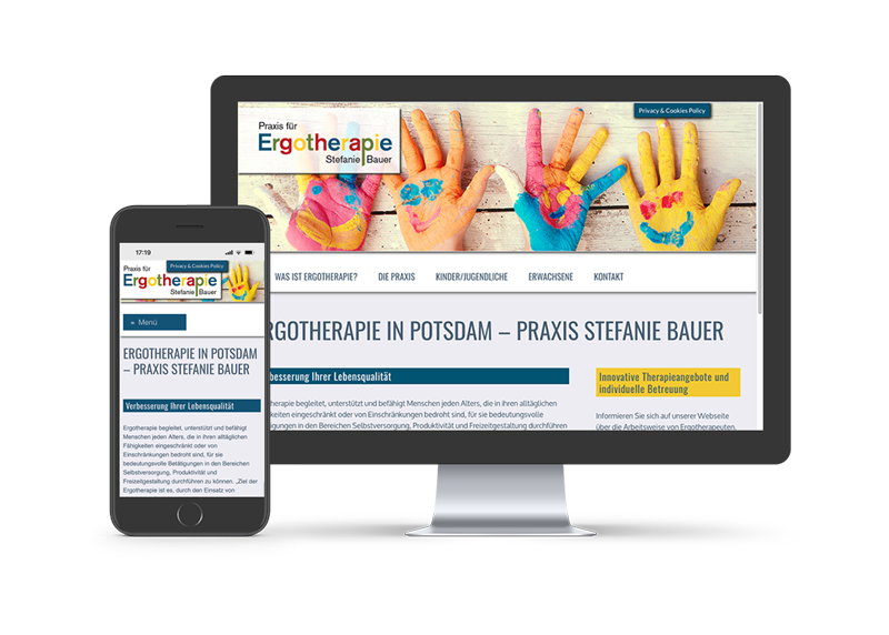 website ergotherapiepraxis potsdam