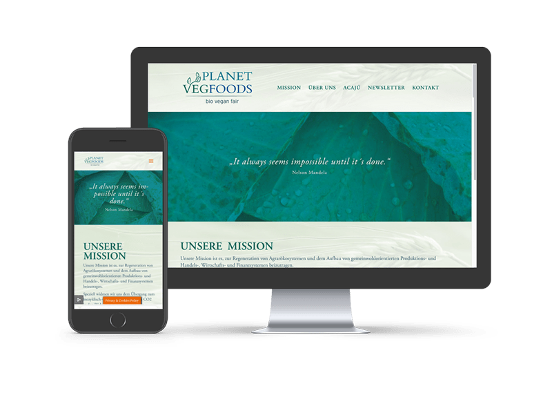 website  planetvegfoods gmbh